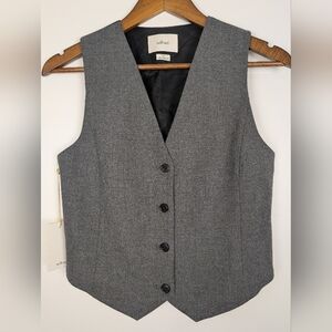 NWT Aritzia Wilfred Women's Pesci Vest Sz.2 Classic Fit Contemporary Designer